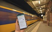 Met de ‘publicatie’ van een thriller via WhatsApp beleefden de Nederlandse Spoorwegen een wereldprimeur. beeld Pieter Beens