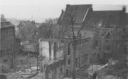 Bommenwerpers van de bevriende geallieerden legden de binnenstad van Nijmegen in puin. beeld RD