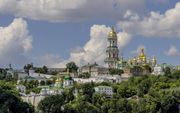 Het eeuwenoude Holenklooster van Kiev, de zetel van de Russisch-Orthodoxe Kerk in Oekraïne.  beeld Wikipedia