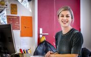 Juf Daisy Mertens uit Helmond maakt kans op de titel ”beste docent ter wereld”. beeld ANP, Rob Engelaar