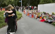 De plaats van de aanslag in Christchurch. beeld AFP, David Moir