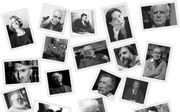 Collage moderne filosofen. beeld RD