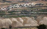 Zicht op de Jordaanvallei, een van de gebieden die Israël mogelijk gaat annexeren. beeld EPA