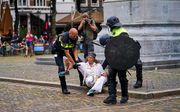 Protest tegen coronamaatregelen in Den Haag. beeld ANP, Phil Nijhuis