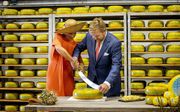 Koning Willem-Alexander en koningin Máxima zijn de hele dag in Friesland, maar details van hun streekbezoek zijn niet vooraf bekendgemaakt. beeld ANP, Koen van Weel