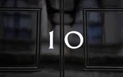Downing Street 10 in Londen, de ambtwoning van de Britse premier. beeld EPA