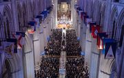 De rouwdienst vond plaats in de Washington National Cathedral. beeld AFP