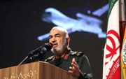 De Iraanse bevelhebber Salami sprak onlangs opnieuw dreigende taal aan het adres van Israël. beeld AFP