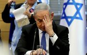 De Israëlische premier Netanyahu maakt zich op voor nieuwe verkiezingen. beeld AFP