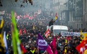 Protest in Nantes. beeld AFP