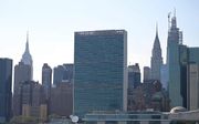 Hoofdkwartier van de Verenigde Naties in New York. Inmiddels circuleren al volop analyses over geopolitieke verhoudingen na de coronacrisis. beeld AFP