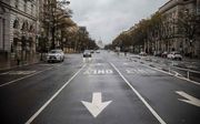 Lege straten in Washington, woensdag. beeld AFP, Eric Baradat