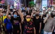 Protest in Hongkong. beeld AFP