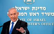 Netanyahu. beeld AFP, Abir Sultan