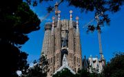 De Sagrada Familia in Barcelona. beeld AFP, Pau Barrena