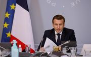 De Franse president Emmanuel Macron. beeld AFP, Ludovic Marin