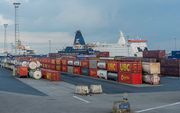Het havengebied in Zeebrugge. beeld ANP