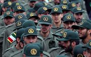 Leden van de Iraanse Revolutionaire Garde. beeld EPA, Abedin Taherkenareh