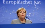 Bondskanselier Merkel. beeld EPA/JULIEN WARNAND