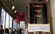 Het museum van de Uffizi in Florence. beeld EPA