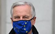 Brexitonderhandelaar Michel Barnier. beeld AFP, DANIEL LEAL-OLIVAS