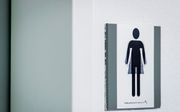 Afbeelding van een genderneutraal toilet. beeld ANP