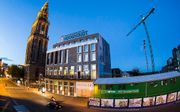 Het gebouw van de Groningse studentenvereniging Vindicat in het centrum van Groningen. beeld ANP