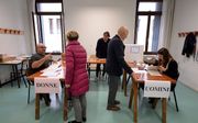 Stemmen in Venetie. beeld AFP