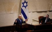 Premier Netanyahu sprak in een toespraak na de stemming over „een beslissend moment. beeld AFP