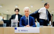 Wilders donderdag tijdens het hoger beroep. beeld ANP