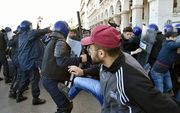 Protesten in de Algerijnse hoofdstad Algiers. beeld AFP