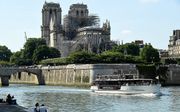 Herstelwerkzaamheden aan de Notre-Dame. beeld AFP