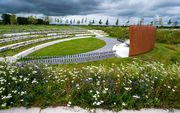 Het Nationaal Monument MH17 in Park Vijfhuizen. beeld ANP