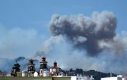 Bosbranden op Grand Canaria. beeld EPA