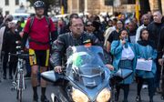 Een protestmars tegen geweld in Kaapstad, Zuid-Afrika. beeld EPA