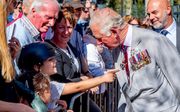 De Britse prins Charles in Arnhem. beeld ANP