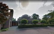 De Goede Herderkerk in Barneveld. beeld Google StreetView