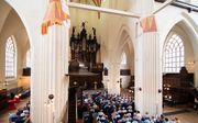 Stichting Groningen Orgelland (SGO) vierde maandagmiddag in de Groningse Der Aa-kerk haar vijftigste verjaardag. beeld Anjo de Haan