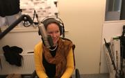 Marlies van der Staaij in de podcaststudio. beeld RD