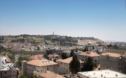 Zicht op de oude stad van Jeruzalem, vanaf het stadhuis. beeld RD, Henk Visscher