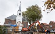 De hervormde kerk tijdens de werkzaamheden. beeld RD, Anton Dommerholt