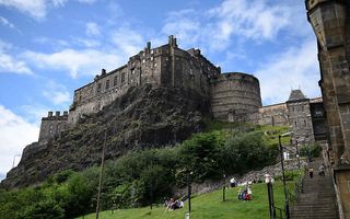Edinburgh Castle in Edinburgh, Schotland. beeld AFP, Oli Scarff