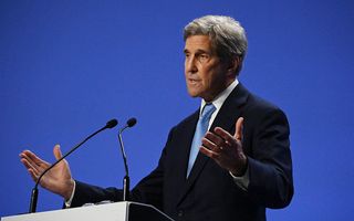 John Kerry. beeld AFP, Jeff J. Mitchell