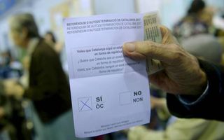Het referendum over Catalonië heeft verwachtingen gewekt die niet meer verdwijnen. beeld AFP, Josep Lago