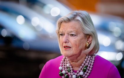Demissionair demissionair staatssecretaris Ankie Broekers van Justitie en Veiligheid. beeld ANP BART MAAT