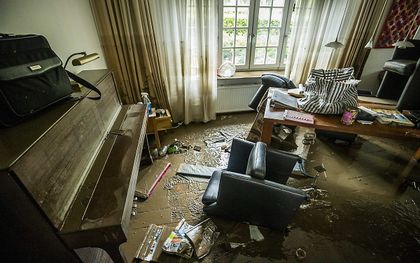 Waterschade in Heerlen. beeld ANP, Marcel van Hoorn
