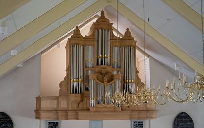 Het nieuwe Van den Heuvelorgel voor de Sionskerk in Ridderkerk. beeld orgelcommissie Sionskerk Ridderkerk