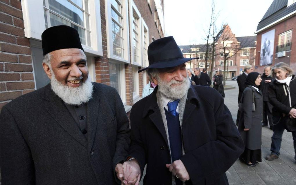 Wandeling voor meer religieuze tolerantie, begin deze maand in Amsterdam. Foto ANP