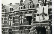 Het Sint Elisabeths Gasthuis tijdens de Slag om Arnhem in 1944. beeld Airborne Museum