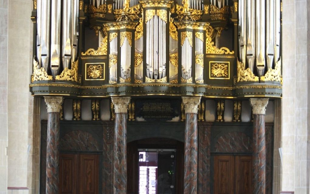 Het orgel van der Martinikerk in Groningen. Foto RD